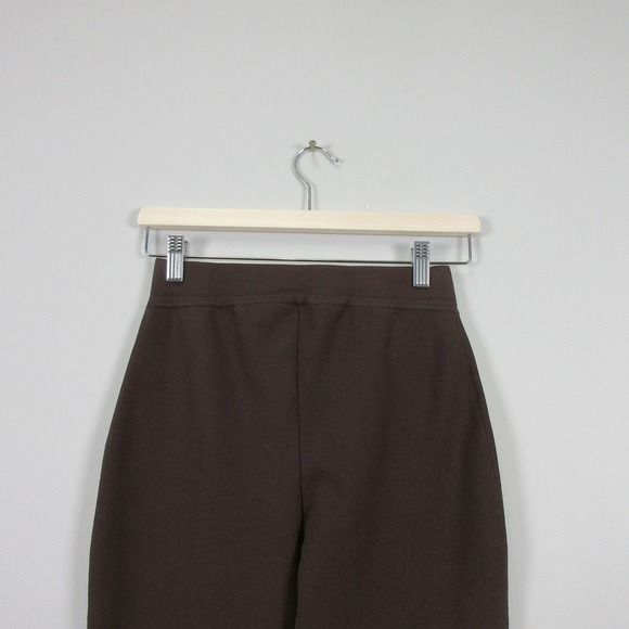 Aritzia TEN by Babaton Paramount Brown Flare Pants Womens Knit Small Pull On 450 - Picture 8 of 10